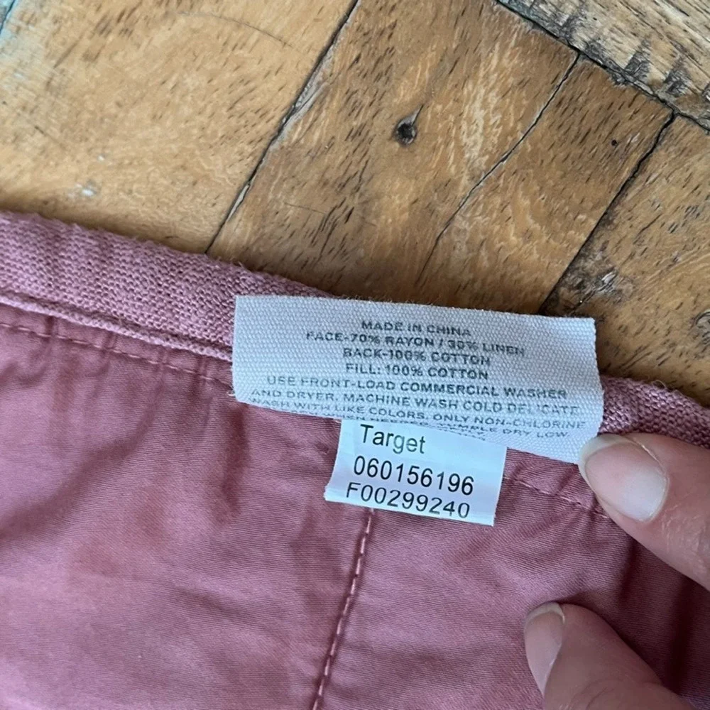Casaluna Heavyweight Linen Blend King Plus Quilt Cotton Fill
